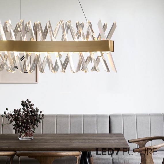 Loft Industry Modern - Razor Line Chandelier